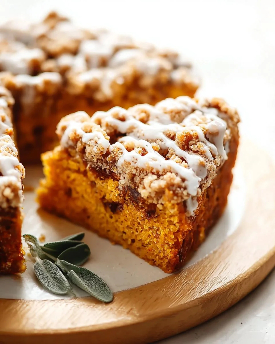 Pumpkin Coffee Cake - detail 1