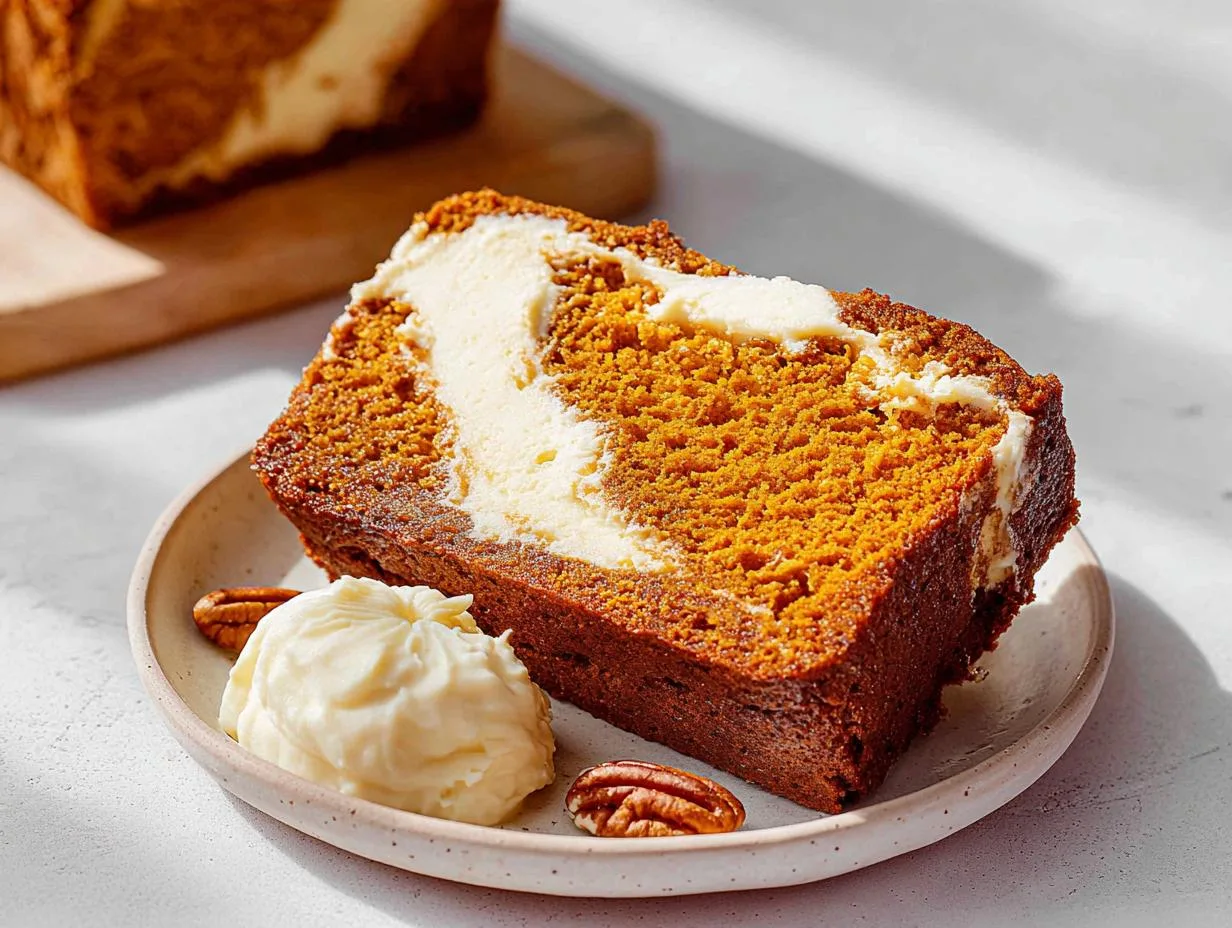 Recipe Kitchen Hub - Easy Slow Cooker Recipes 15 Pumpkin Cream Cheese Bread
