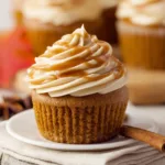 Pumpkin Cupcakes with Caramel Cream Cheese Frosting: 1 Best 4 Pumpkin Cupcakes with Caramel Cream Cheese Frosting