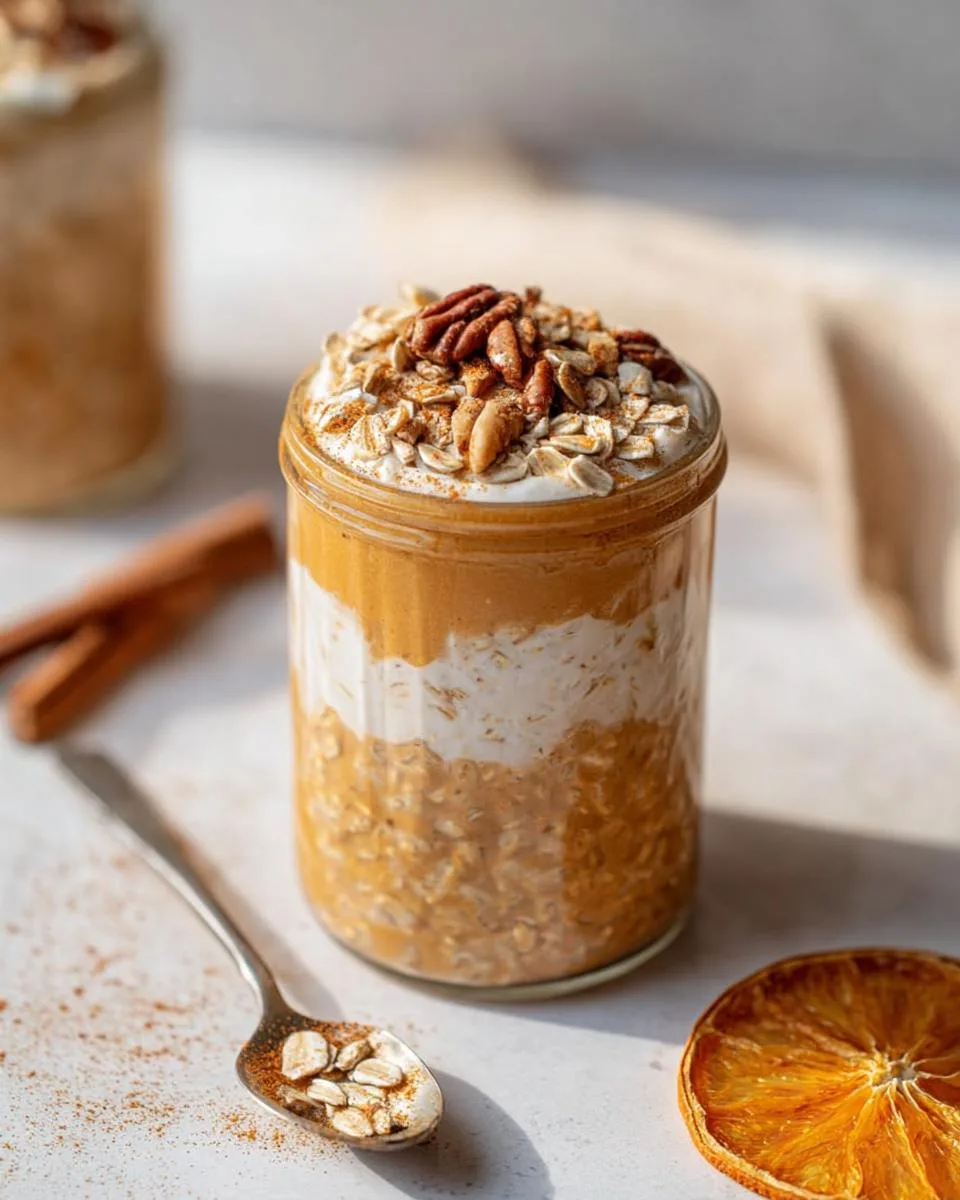Pumpkin Flax Overnight Oats: 5-Minute Perfect Breakfast 3 Pumpkin Flax Overnight Oats - detail 1