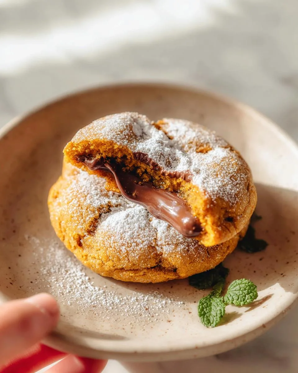 Try Our 5 Pumpkin Nutella-Stuffed Cookies 3 Pumpkin Nutella-Stuffed Cookies - detail 1