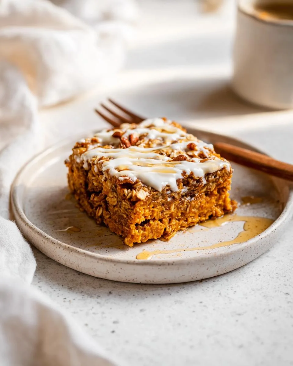 Pumpkin Pie Baked Oatmeal: 8g Protein Breakfast Bliss 3 Pumpkin Pie Baked Oatmeal - detail 1