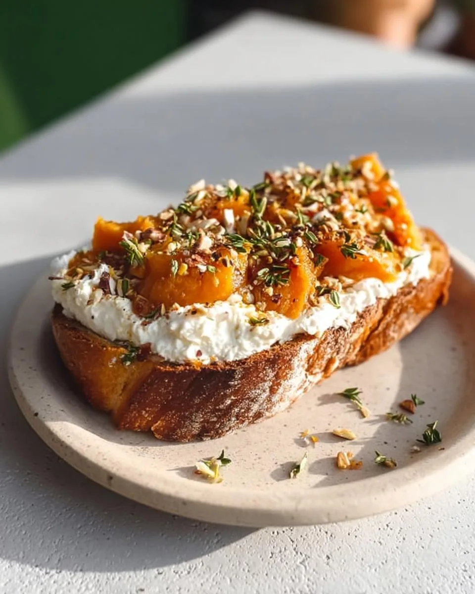 Pumpkin Ricotta Toast - detail 1