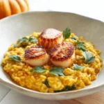 Perfect 40-Min Pumpkin Risotto with Scallops 4 Pumpkin Risotto with Scallops