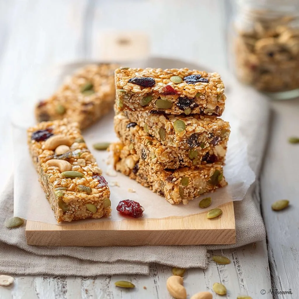 7 Healthy Pumpkin Seed Granola Bar Recipes 3 Pumpkin Seed Granola Bars - detail 1