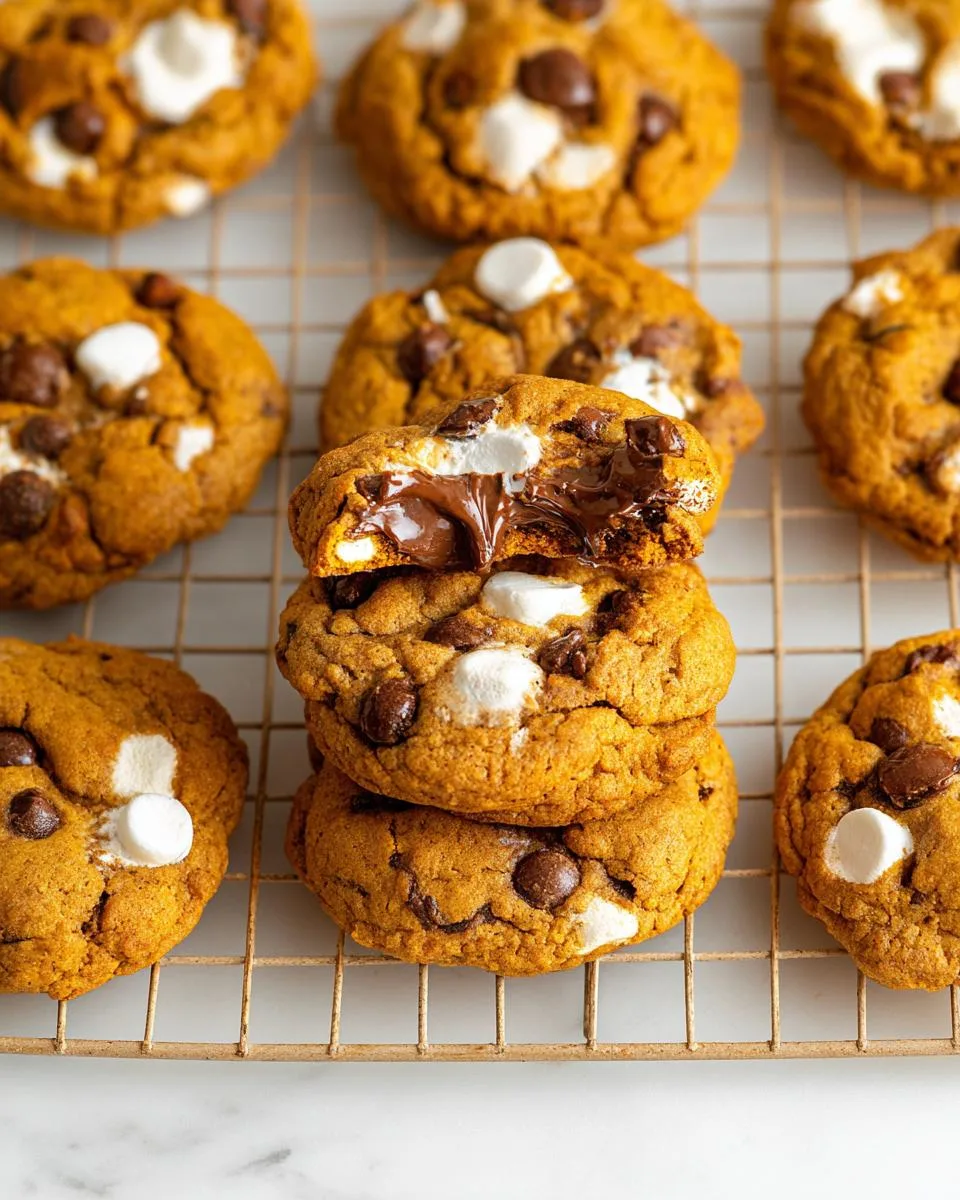 Pumpkin S'mores Cookies - detail 1