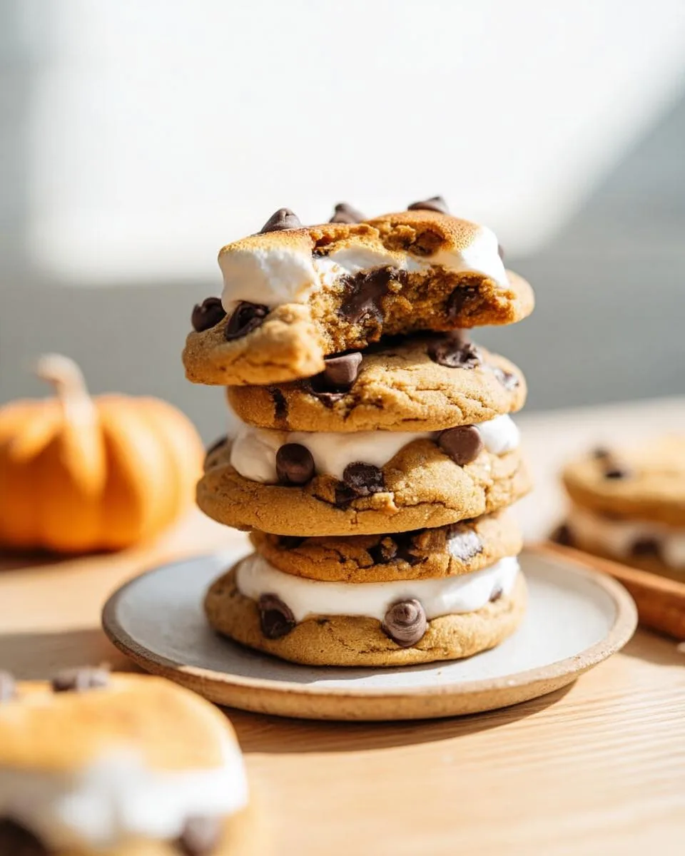Pumpkin S'mores Cookies: 30-Minute Irresistible Fall Treat 3 Pumpkin S'mores Cookies - detail 1