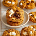 Pumpkin S'mores Cookies