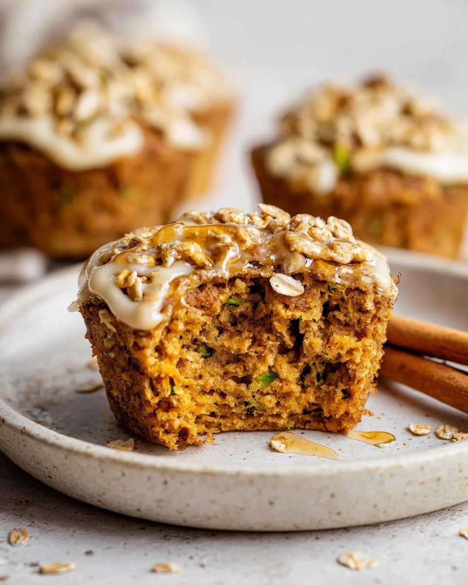 Make Healthy Pumpkin Zucchini Oatmeal Cups in 1 Bowl 3 Pumpkin Zucchini Oatmeal Cups - detail 1