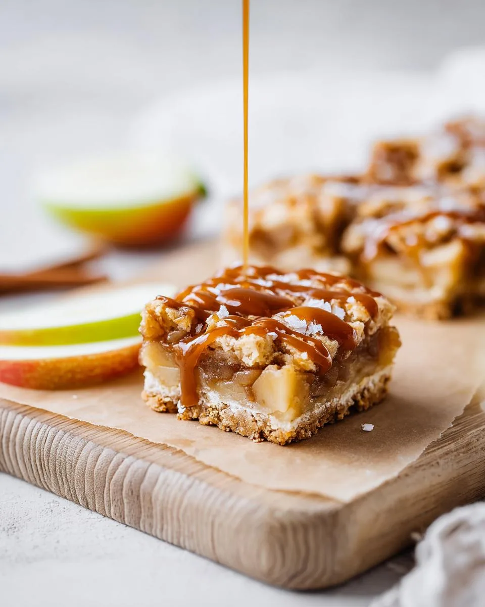 Salted Caramel Apple Pie Bars - detail 1