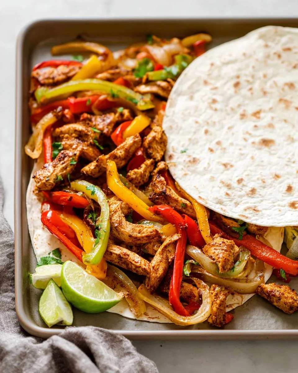 One Pan Sheet Pan Chicken Fajitas Save My Weeknights 3 Sheet Pan Chicken Fajitas - detail 1