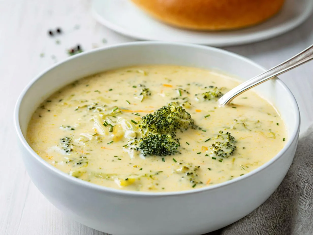 Slow Cooker Broccoli Cheese Soup