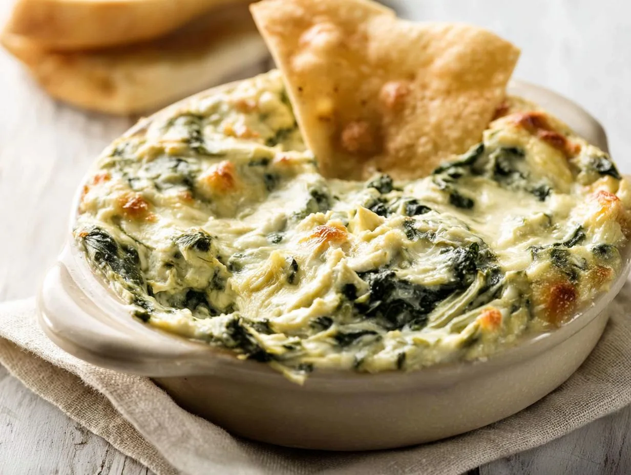 Recipe Kitchen Hub - Easy Slow Cooker Recipes 18 Spinach Artichoke Dip