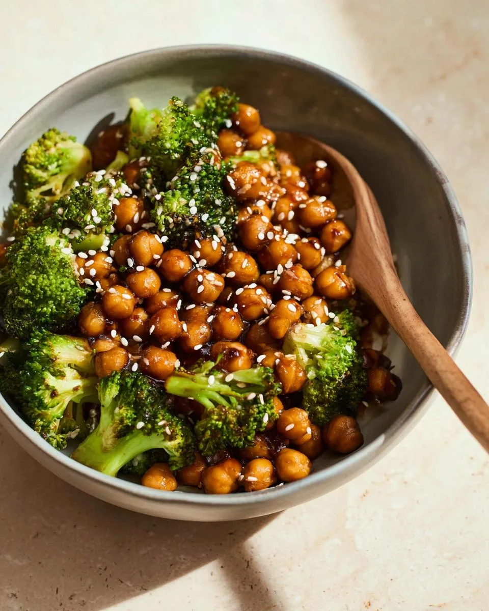 40-Minute Sticky Sesame Chickpeas & Broccoli Bliss 3 Sticky Sesame Chickpeas & Broccoli - detail 1