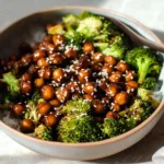 40-Minute Sticky Sesame Chickpeas & Broccoli Bliss 4 Sticky Sesame Chickpeas & Broccoli