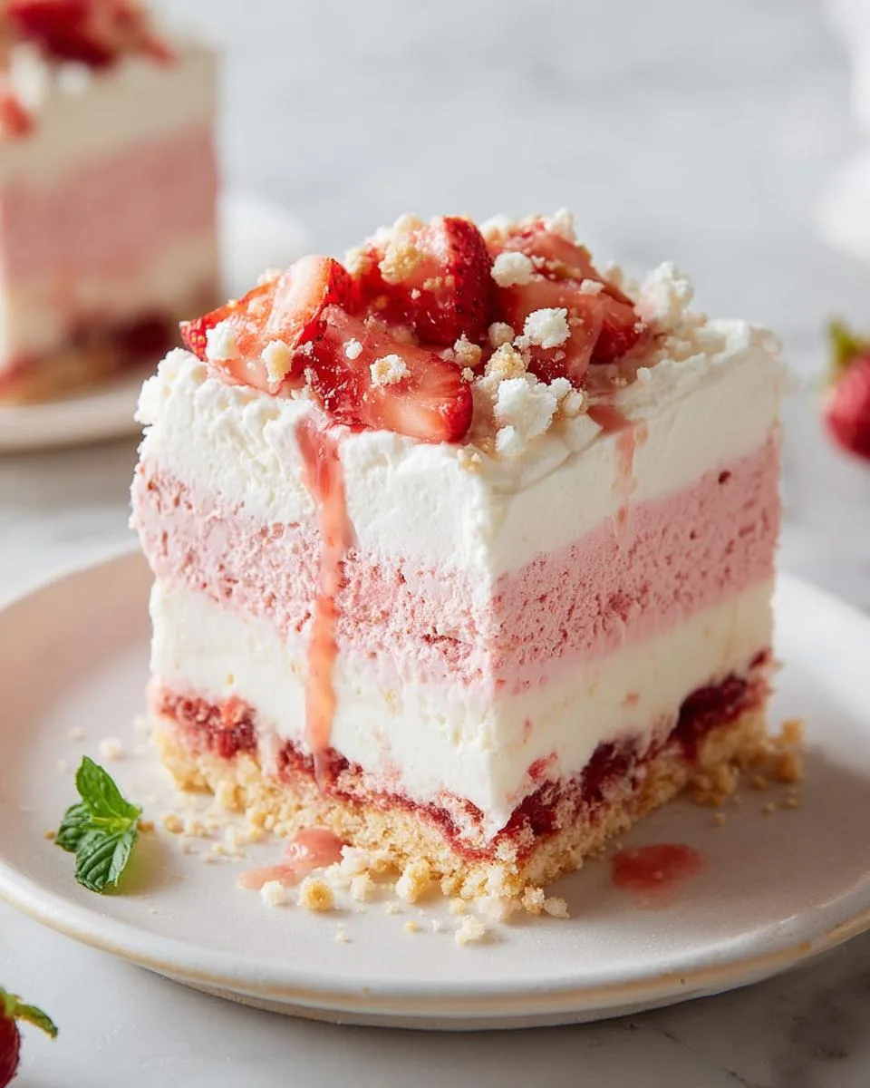 Strawberry Shortcake Ice Cream Cake in 20 Minutes 3 Strawberry Shortcake Ice Cream Cake - detail 1