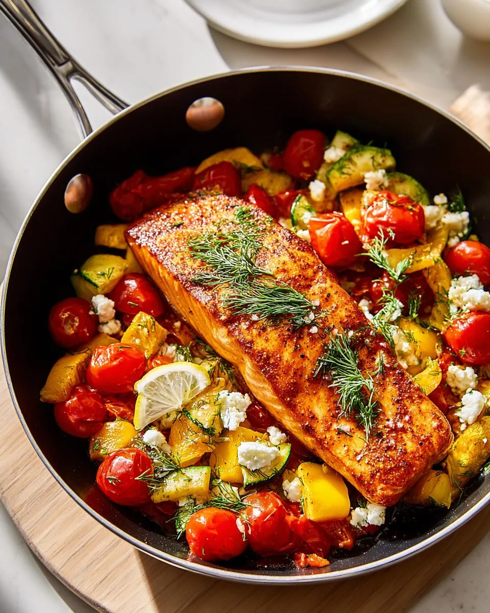 Summer Salmon Skillet - detail 1