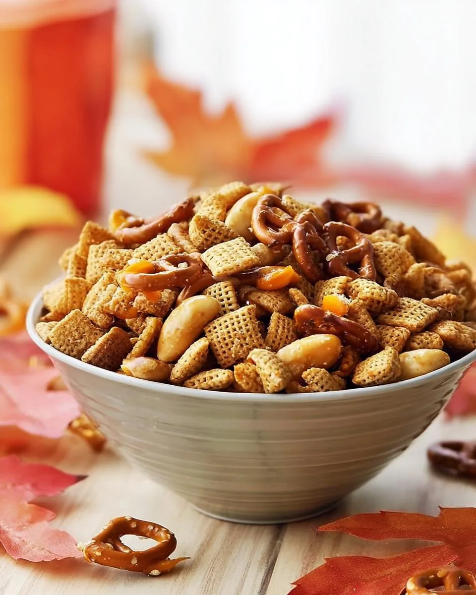 Sweet and salty fall Chex mix - Addictive 45 Minute Snack 3 Sweet and salty fall Chex mix - detail 1