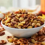 Sweet and salty fall Chex mix - Addictive 45 Minute Snack 4 Sweet and salty fall Chex mix
