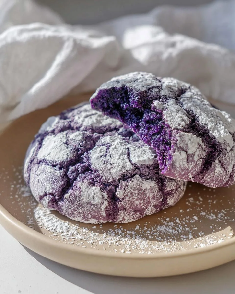 Ube Crinkle Cookies Stay Stunning 5 Days 3 Ube Crinkle Cookies - detail 1