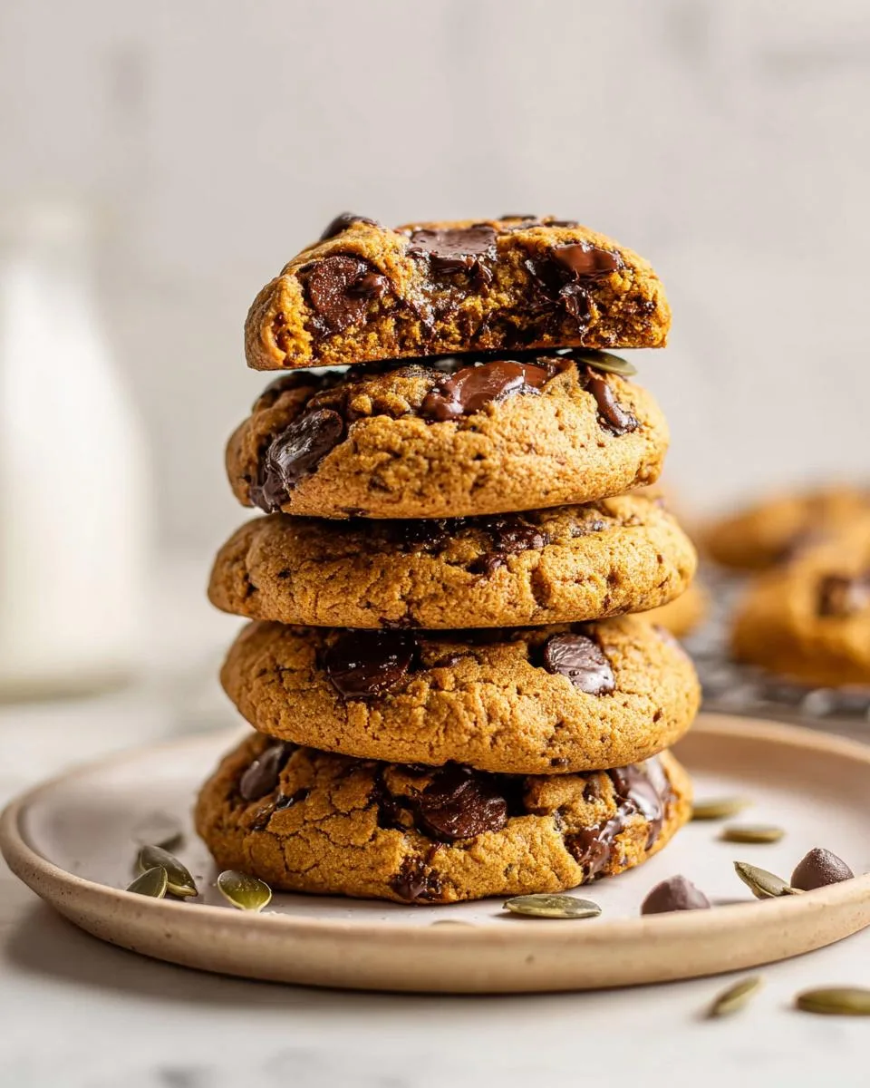 Vegan Pumpkin Chocolate Chip Cookies 5 Ultimate Variations 3 Vegan Pumpkin Chocolate Chip Cookies - detail 1
