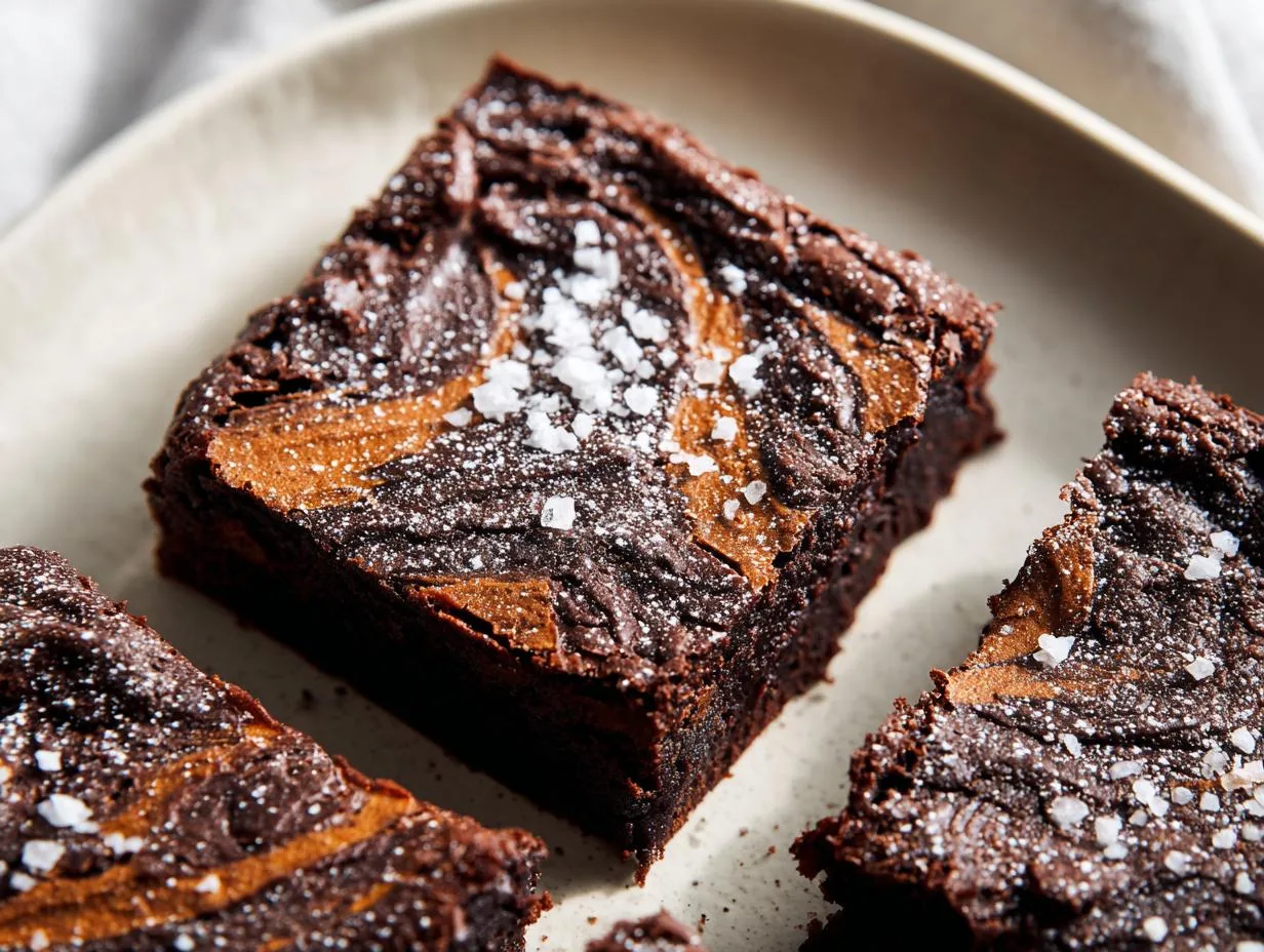 Recipe Kitchen Hub - Easy Slow Cooker Recipes 13 chocolate Pumpkin Brownies