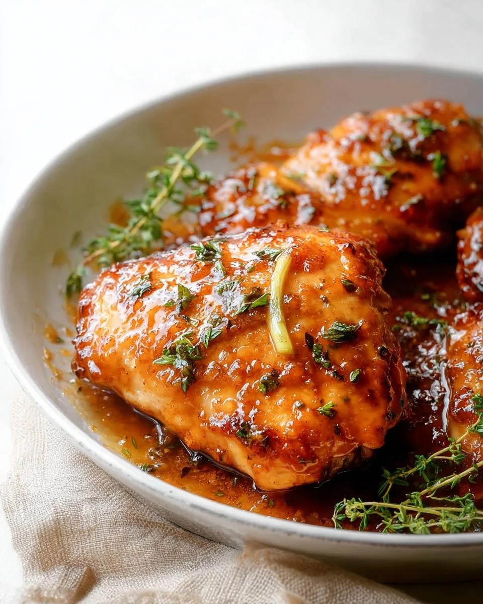 Apple Cider Glazed Chicken - detail 1