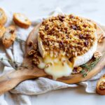 Apple Crisp Baked Brie
