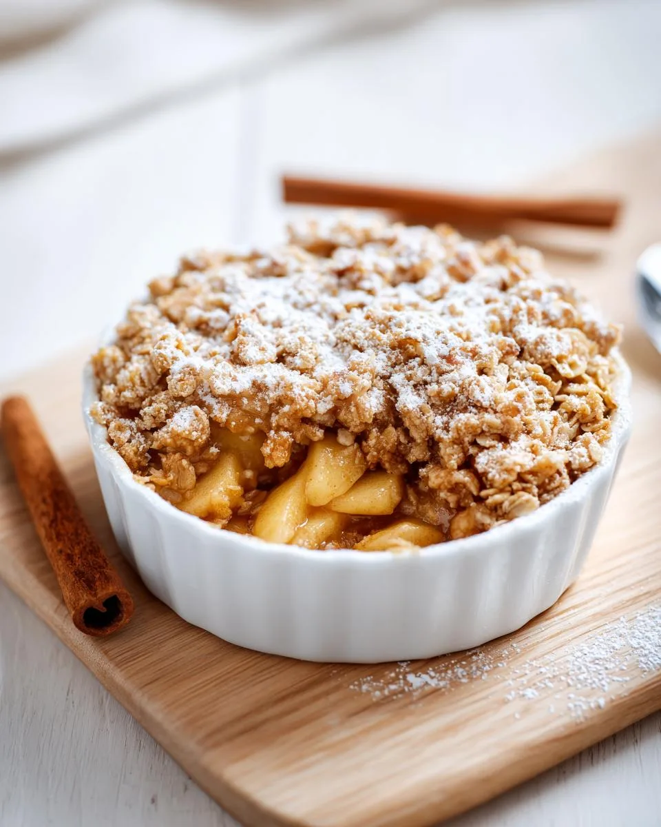 Apple Crisp Recipe With Oats: 15-Minute Prep, Ultimate Comfort 3 Apple Crisp Recipe With Oats - detail 1