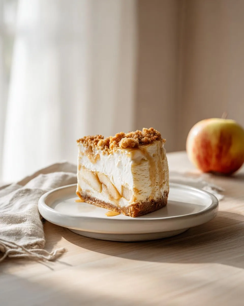 Apple Crumble Cheesecake: 3 Layers of Pure Bliss 3 Apple Crumble Cheesecake - detail 1