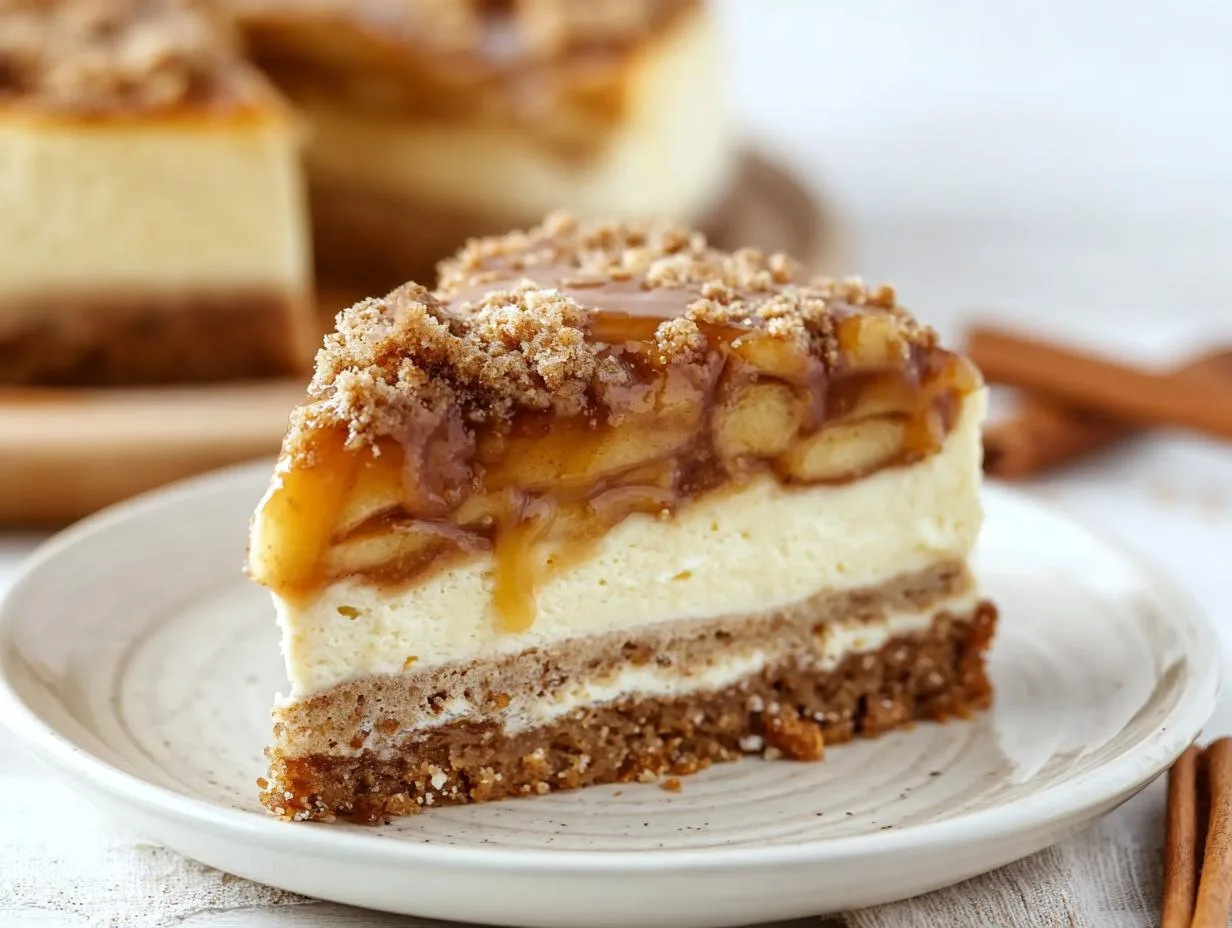 Recipe Kitchen Hub - Easy Slow Cooker Recipes 11 Apple Pie Cheesecake