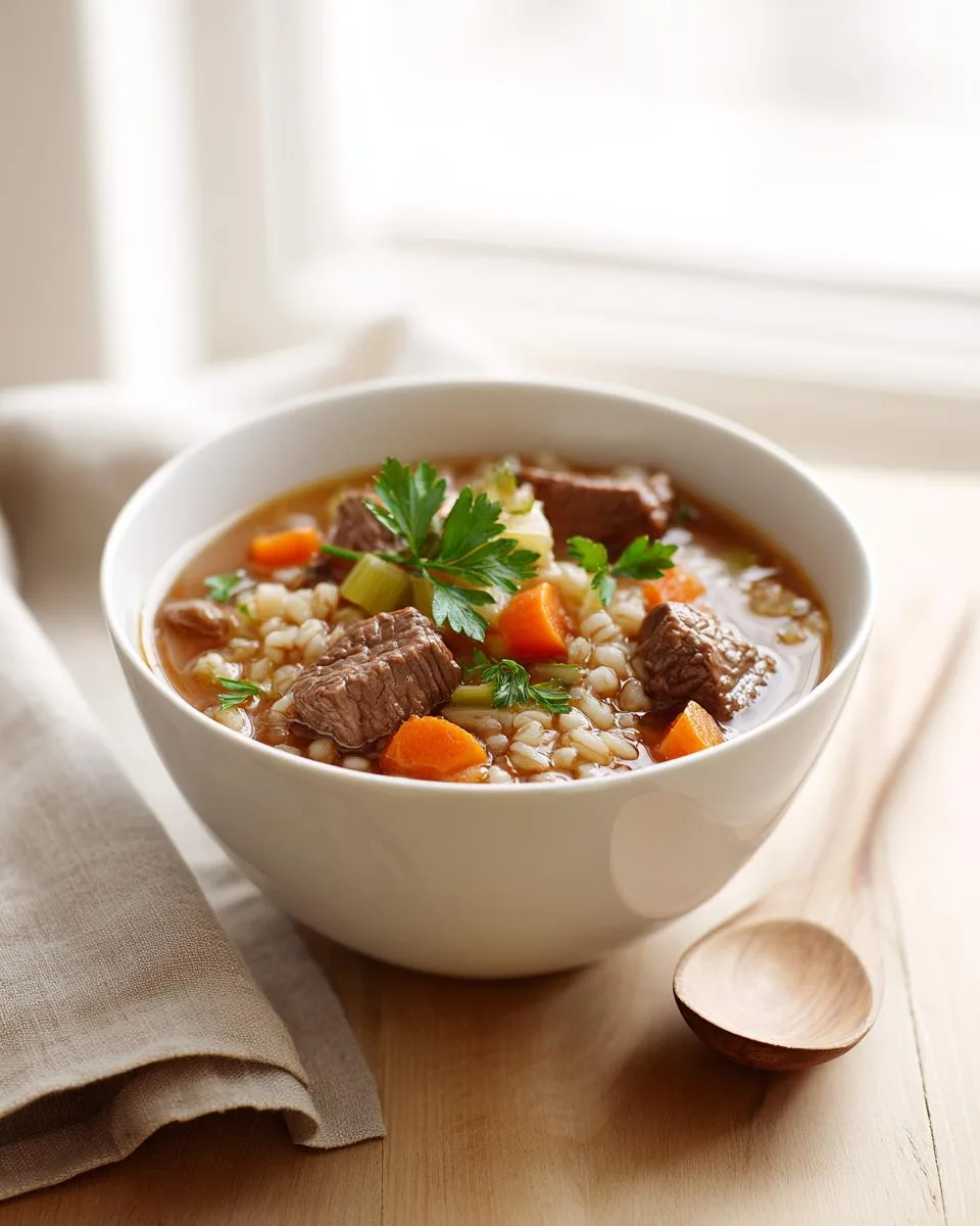 Beef Barley Soup: The Ultimate 45-Minute Comfort 3 Beef Barley Soup - detail 1