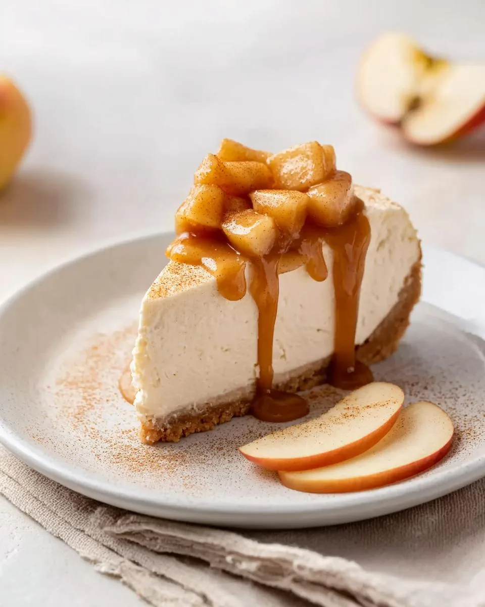 Caramel Apple Cheesecake - detail 1