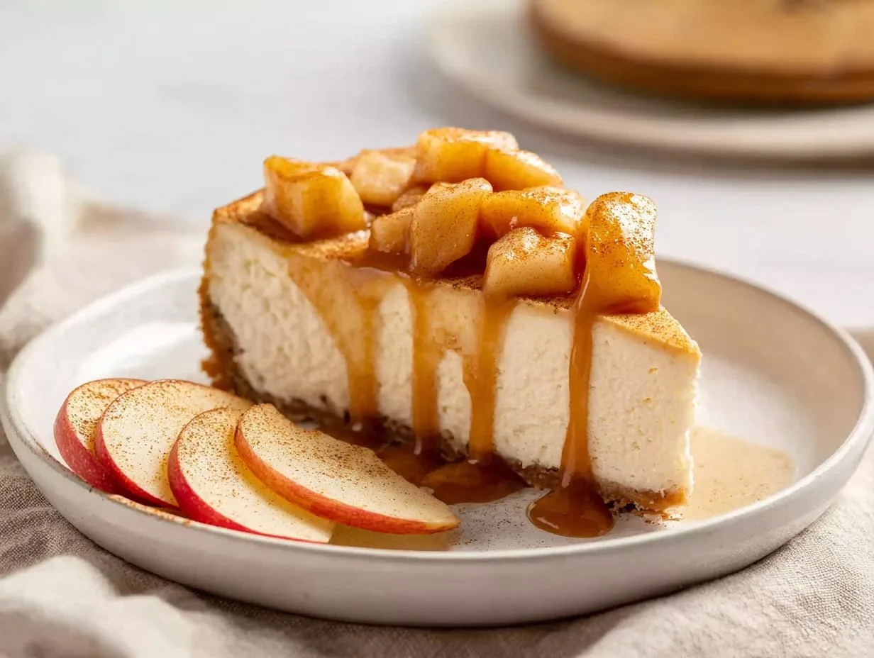 Recipe Kitchen Hub - Easy Slow Cooker Recipes 12 Caramel Apple Cheesecake