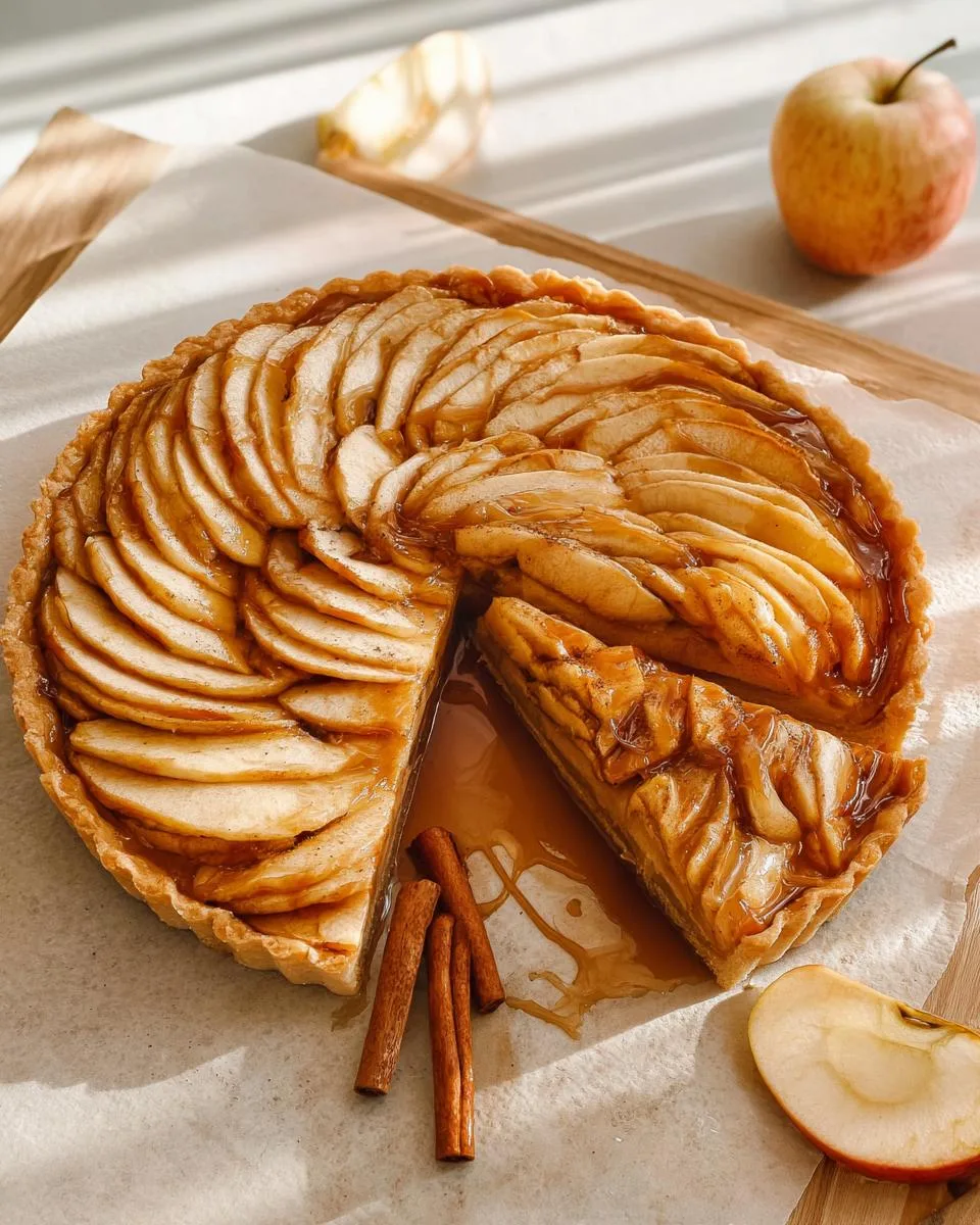 Caramel Apple Tart - detail 1