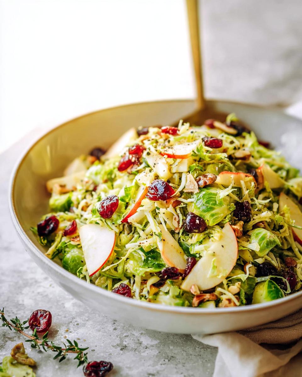 Cranberry Apple Brussels Sprouts Salad Perfect in 15 Mins 3 Cranberry Apple Brussels Sprouts Salad - detail 1