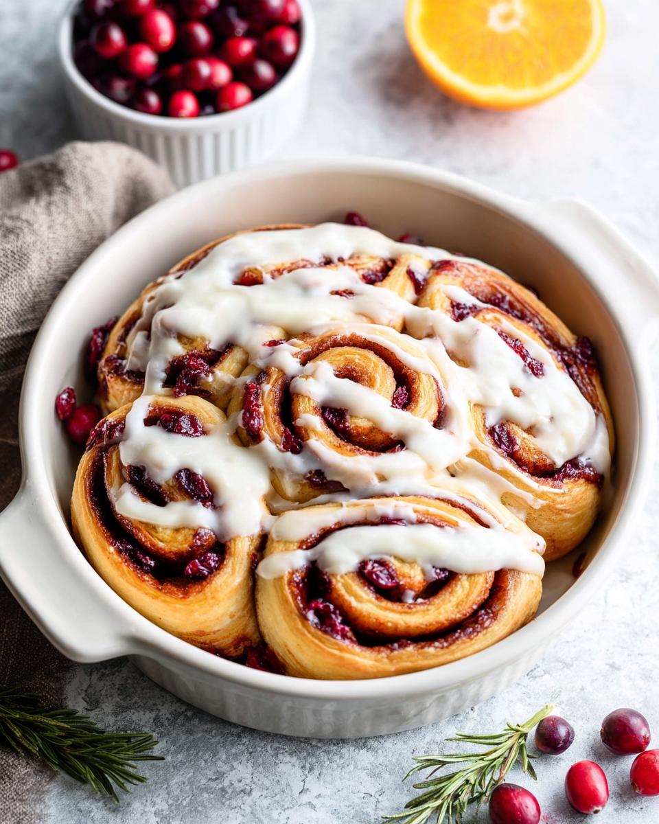 Cranberry Cinnamon Rolls - detail 1