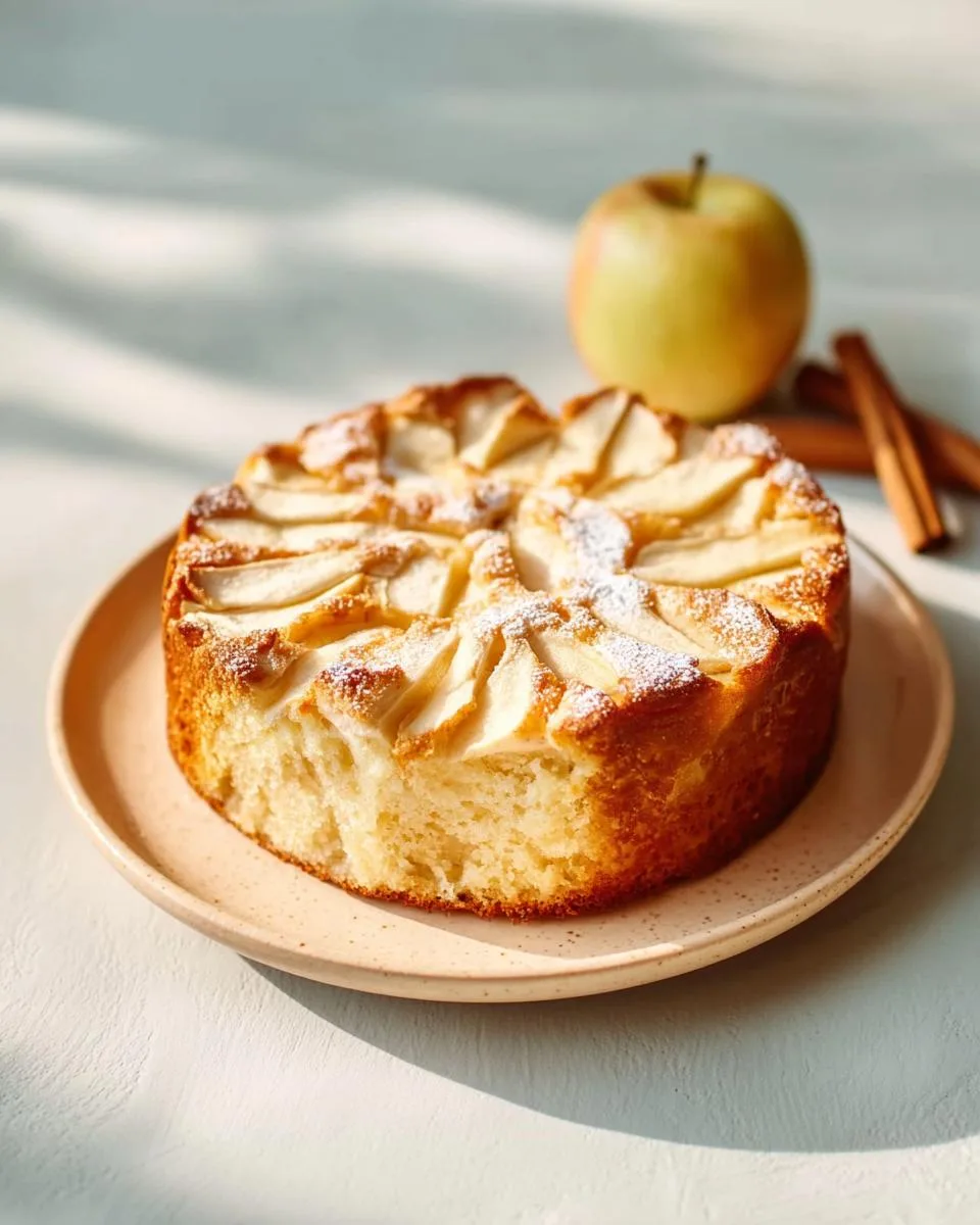 Simple 3-Ingredient Italian Apple Cake Recipe 3 Italian Apple Cake - detail 1