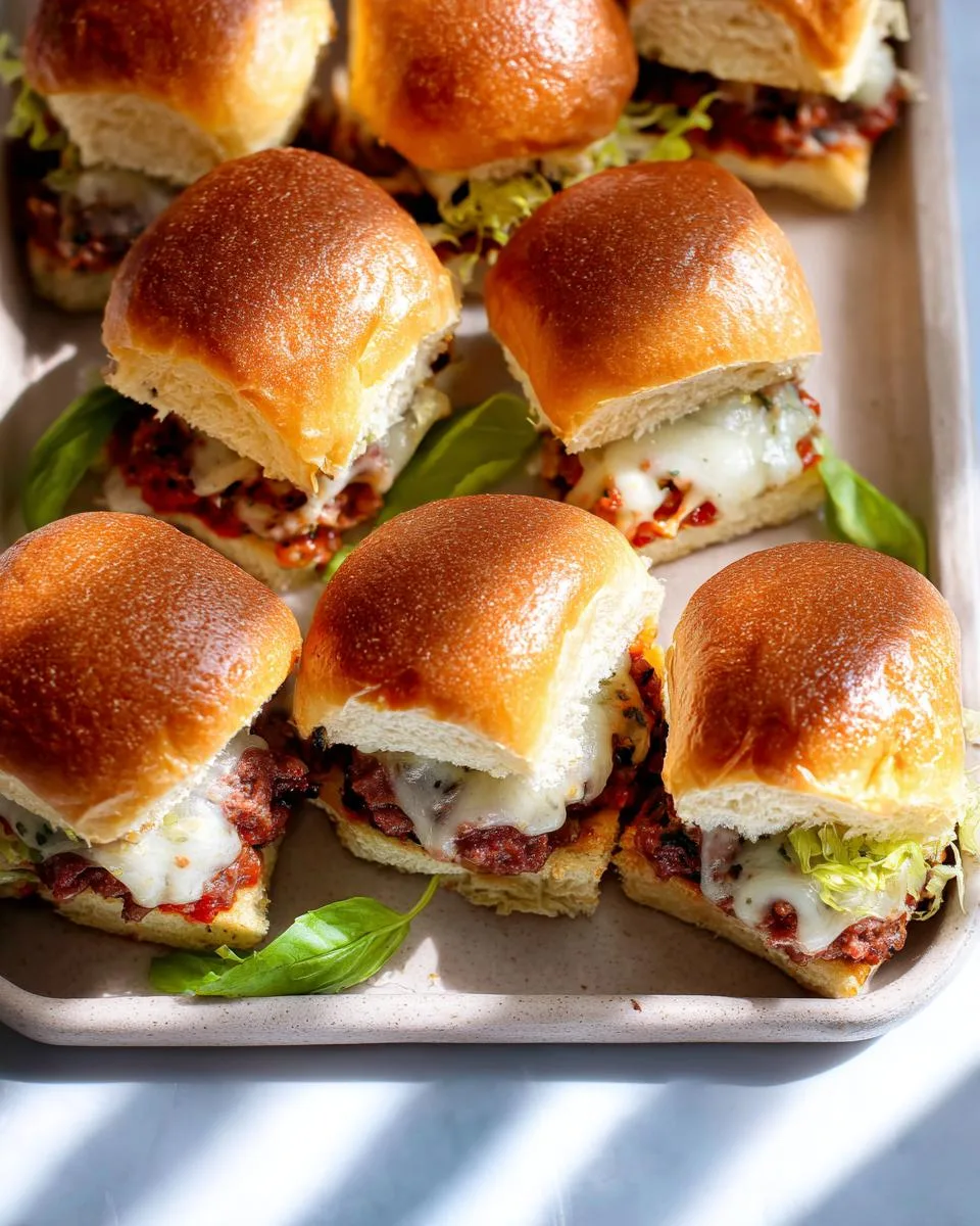 Italian Meat Sliders Recipe - detail 1