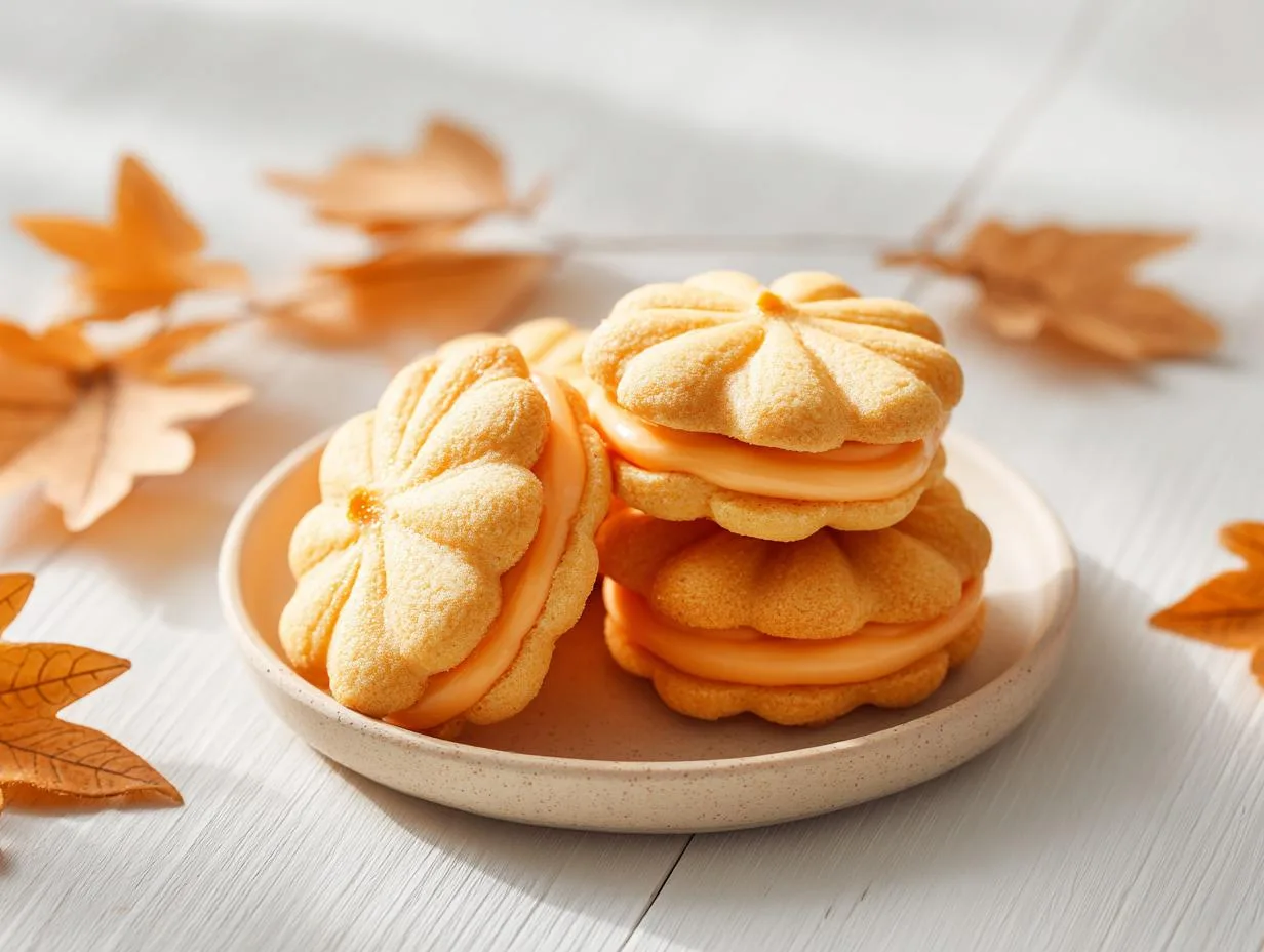 Recipe Kitchen Hub - Easy Slow Cooker Recipes 14 Jack-O'-Lantern Sandwich Cookies