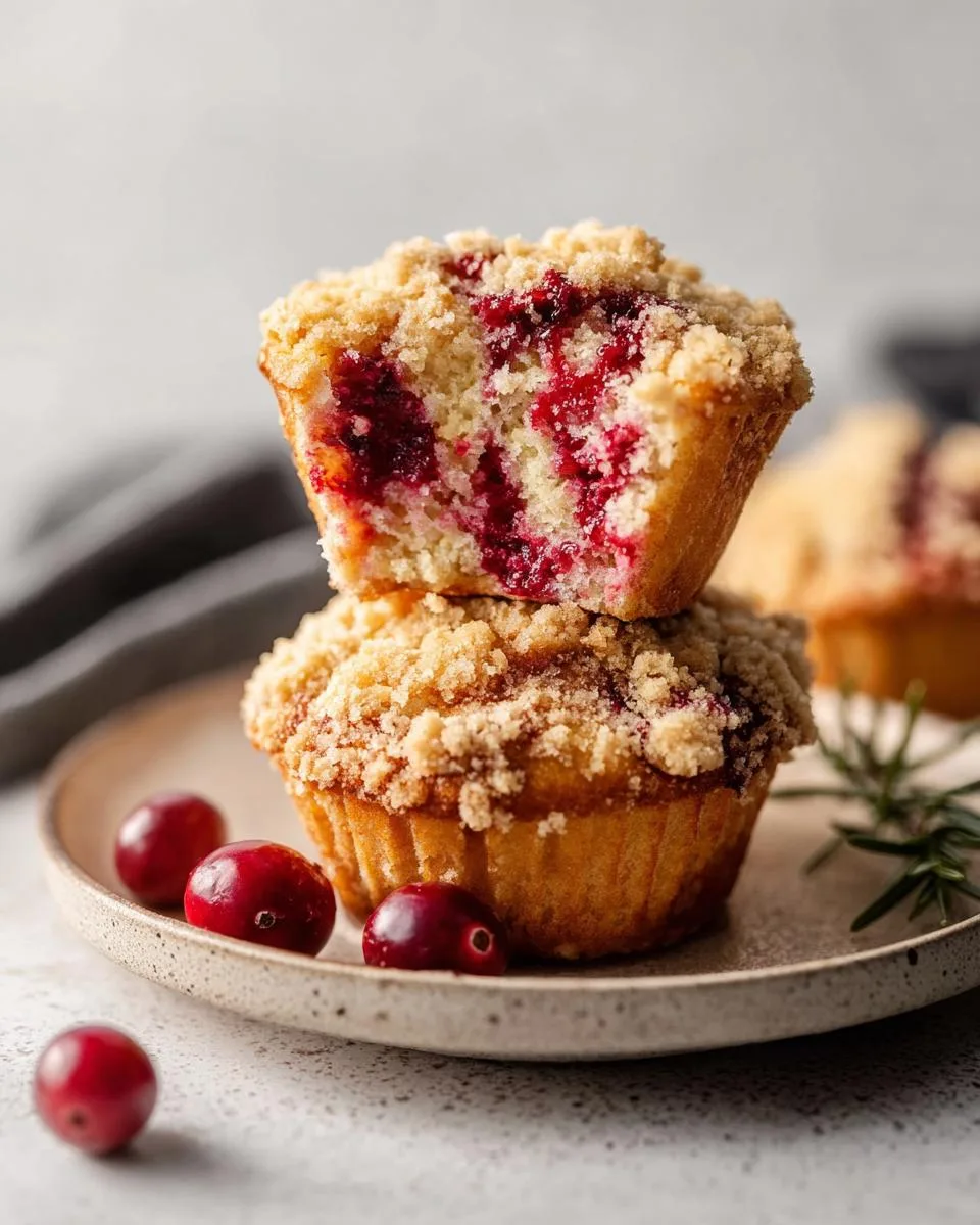 Leftover Cranberry Sauce Coffee Cake Muffins: Transform 12 3 Leftover Cranberry Sauce Coffee Cake Muffins - detail 1