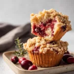 Leftover Cranberry Sauce Coffee Cake Muffins: Transform 12 4 Leftover Cranberry Sauce Coffee Cake Muffins