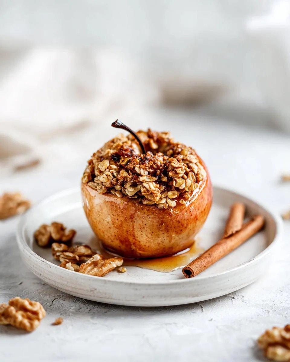 Quick Healthy Oatmeal Baked Apples Recipe 3 Oatmeal Baked Apples Recipe - detail 1