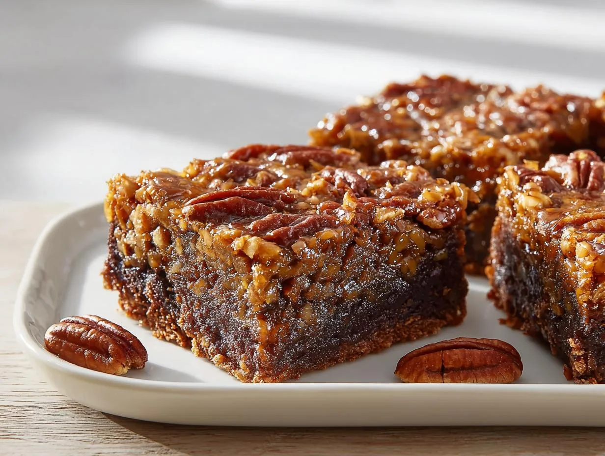 Recipe Kitchen Hub - Easy Slow Cooker Recipes 15 Pecan Pie Brownies