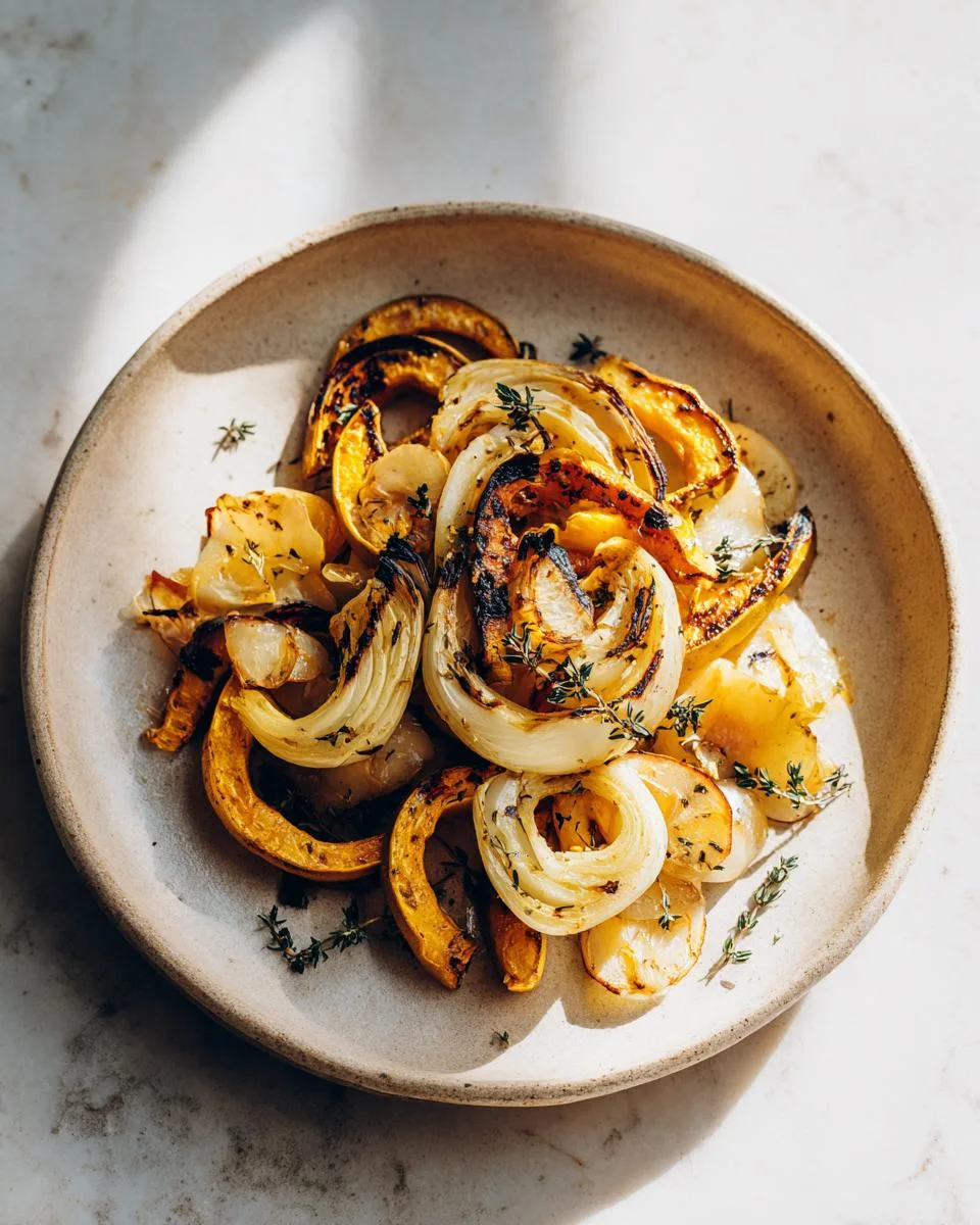 Roasted Fennel With Delicata Squash & Apples - detail 1